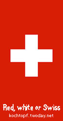 Swiss National Day - Red, white or Swiss